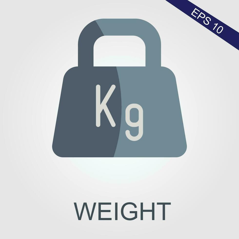 weight flat icons eps file vector