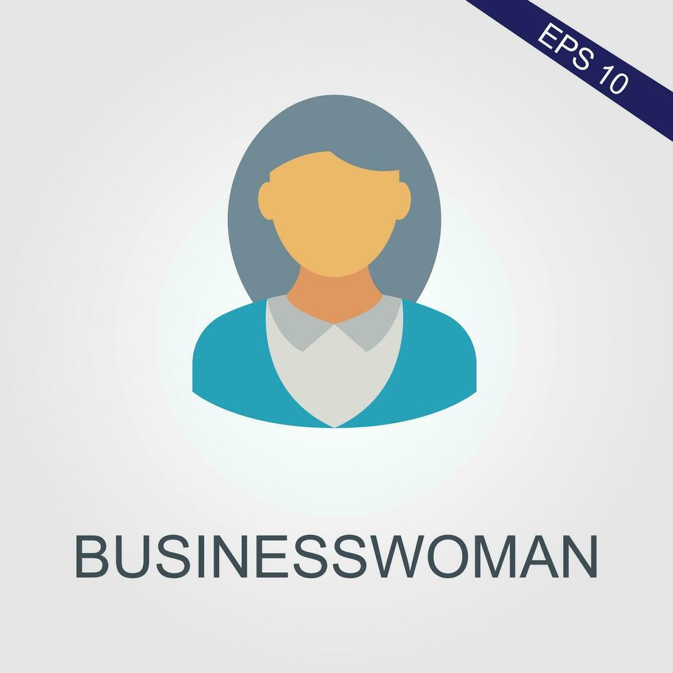 businesswomen flat icons eps file Adobe Illustrator Artwork vector