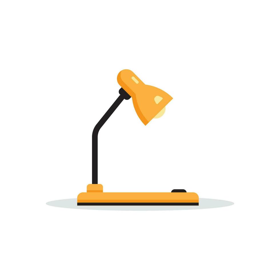 Vector Illustration of Table Lamp