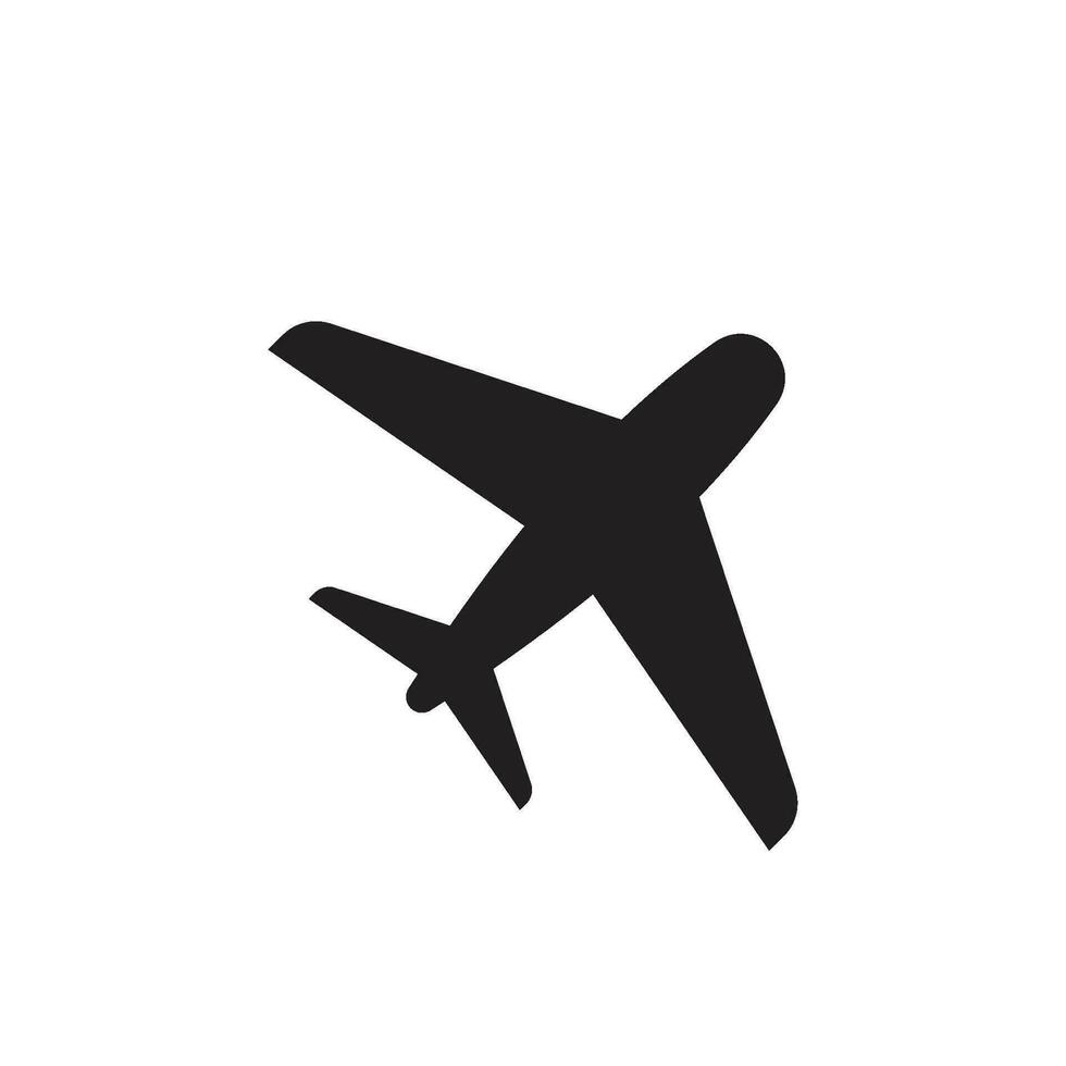 vector de icono de avión de aire