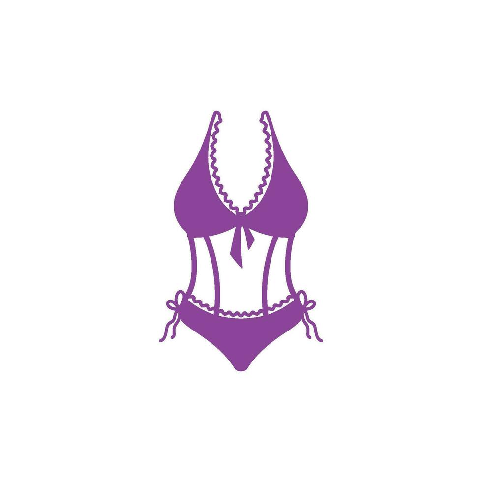 lingerie icon vector