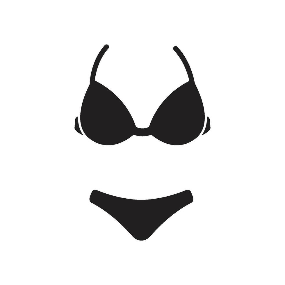 bikini icono vector
