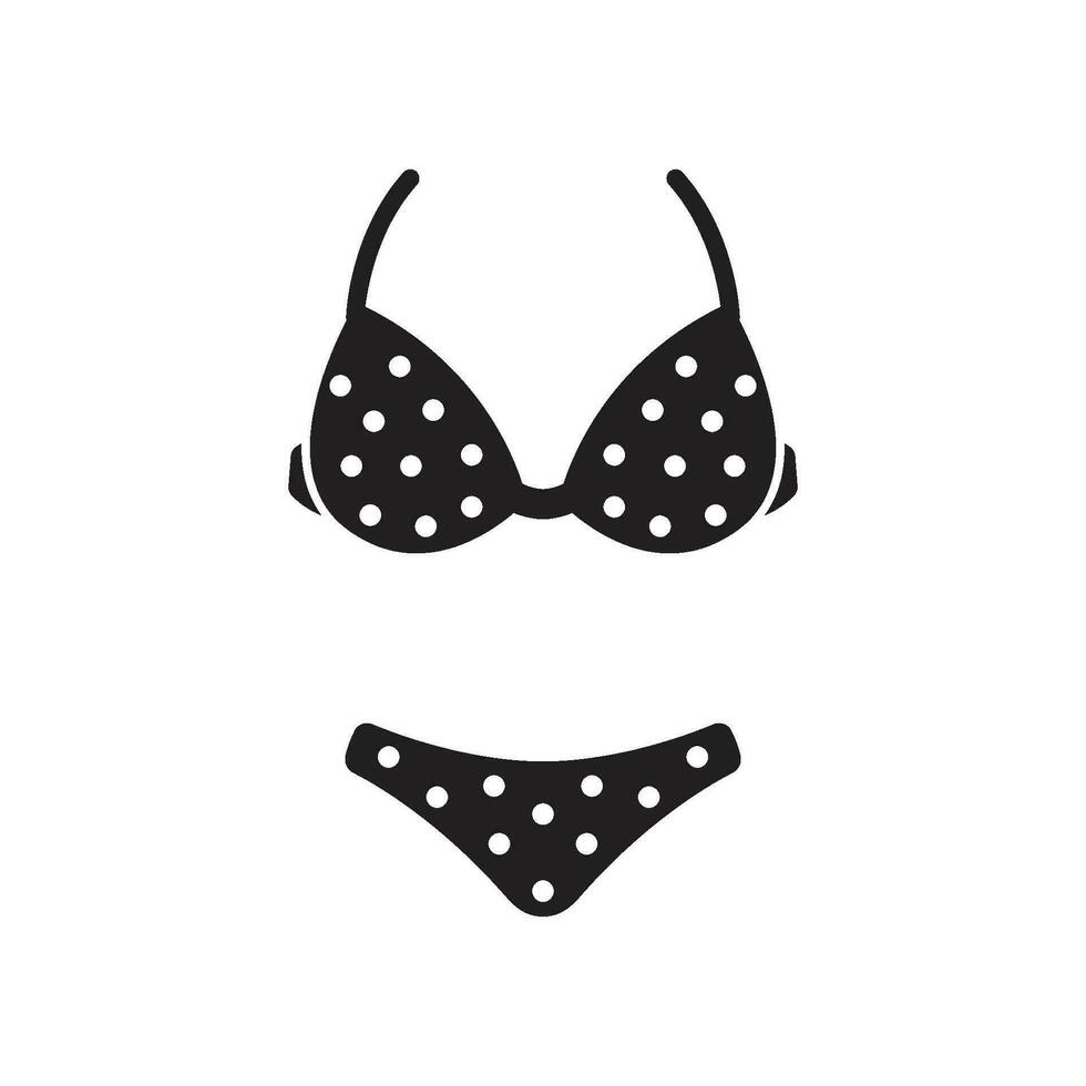 bikini icon vector