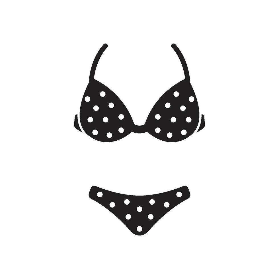 bikini icono vector