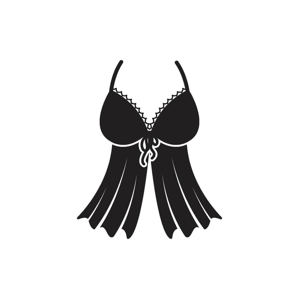 lingerie icon vector