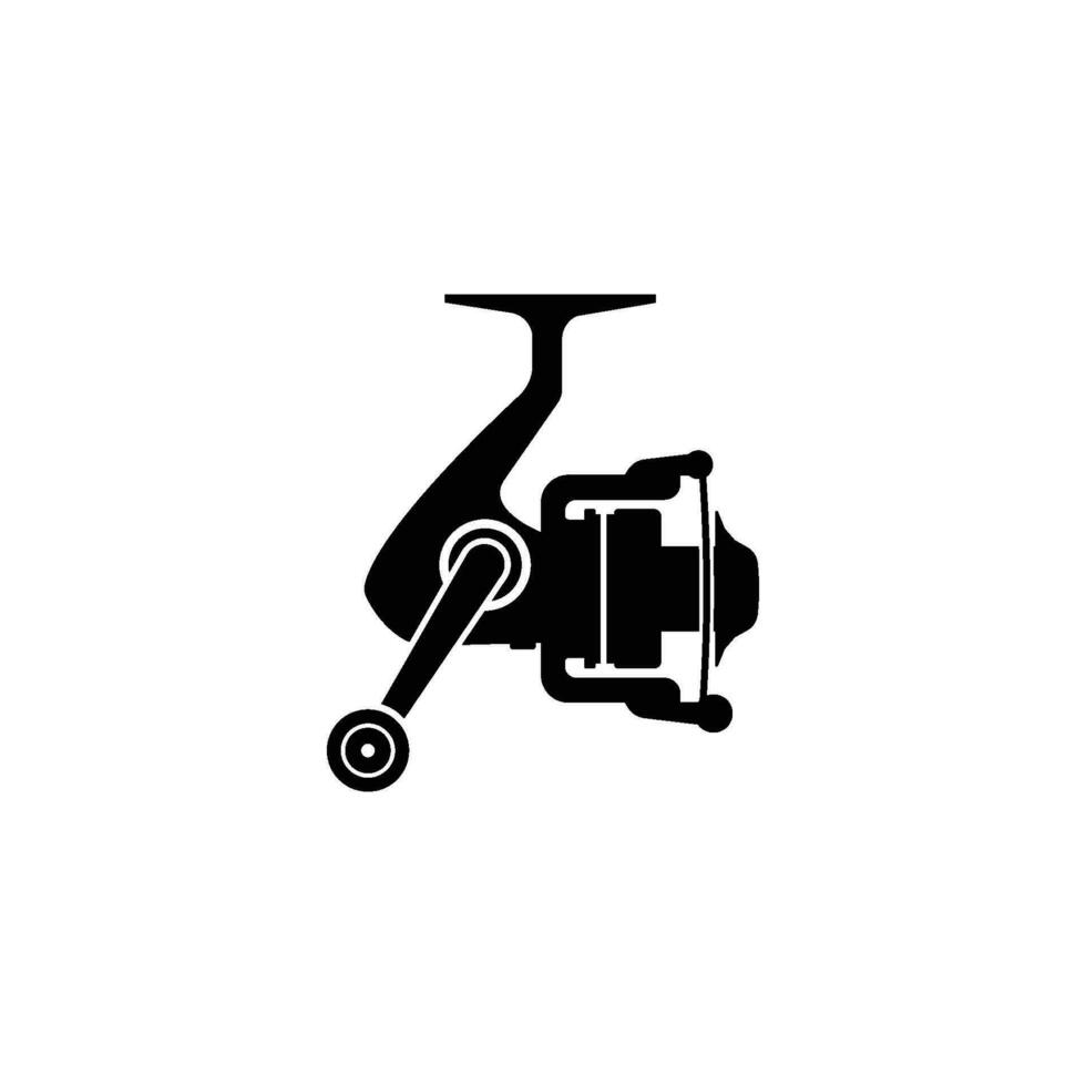 fishing reel icon vector