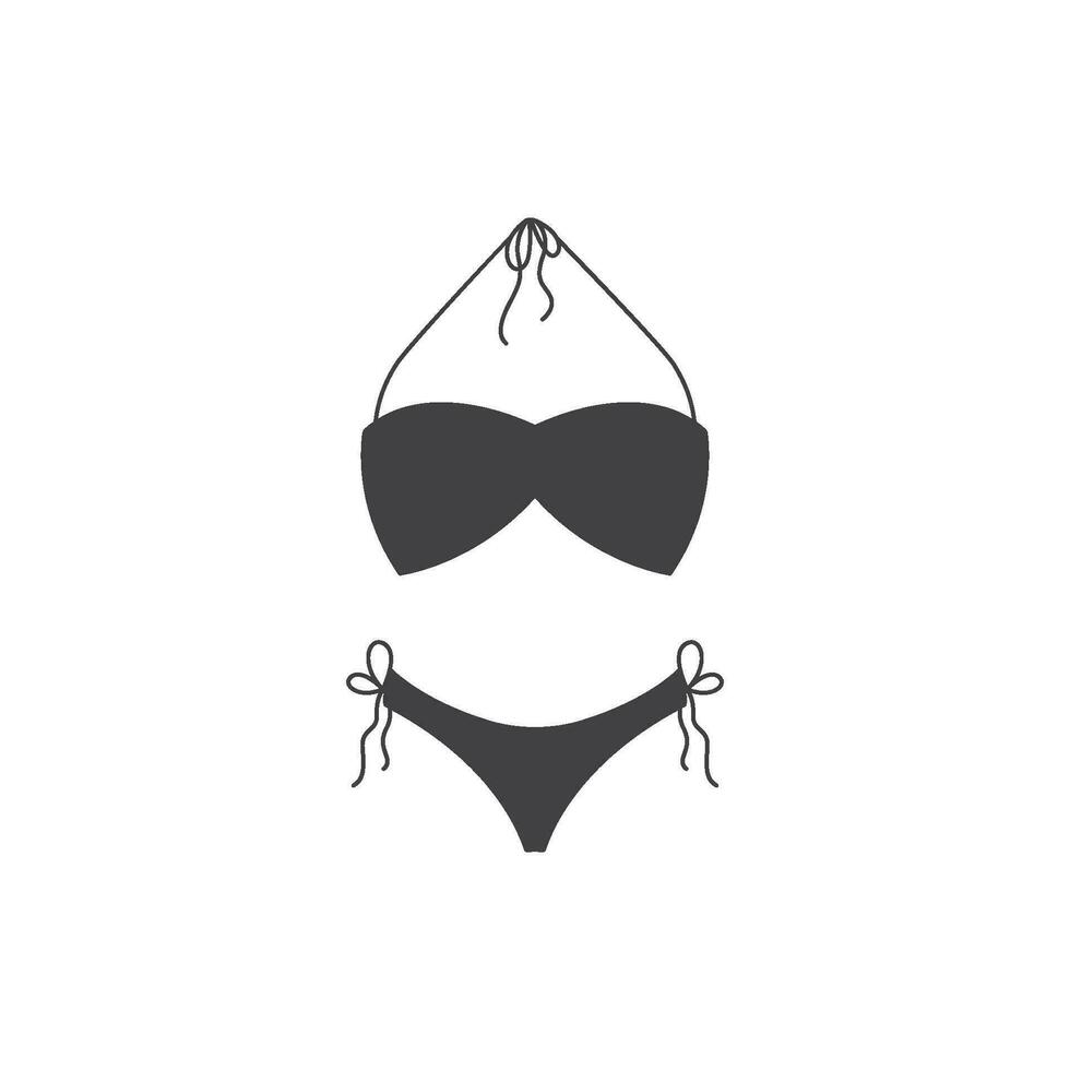 bikini icono vector