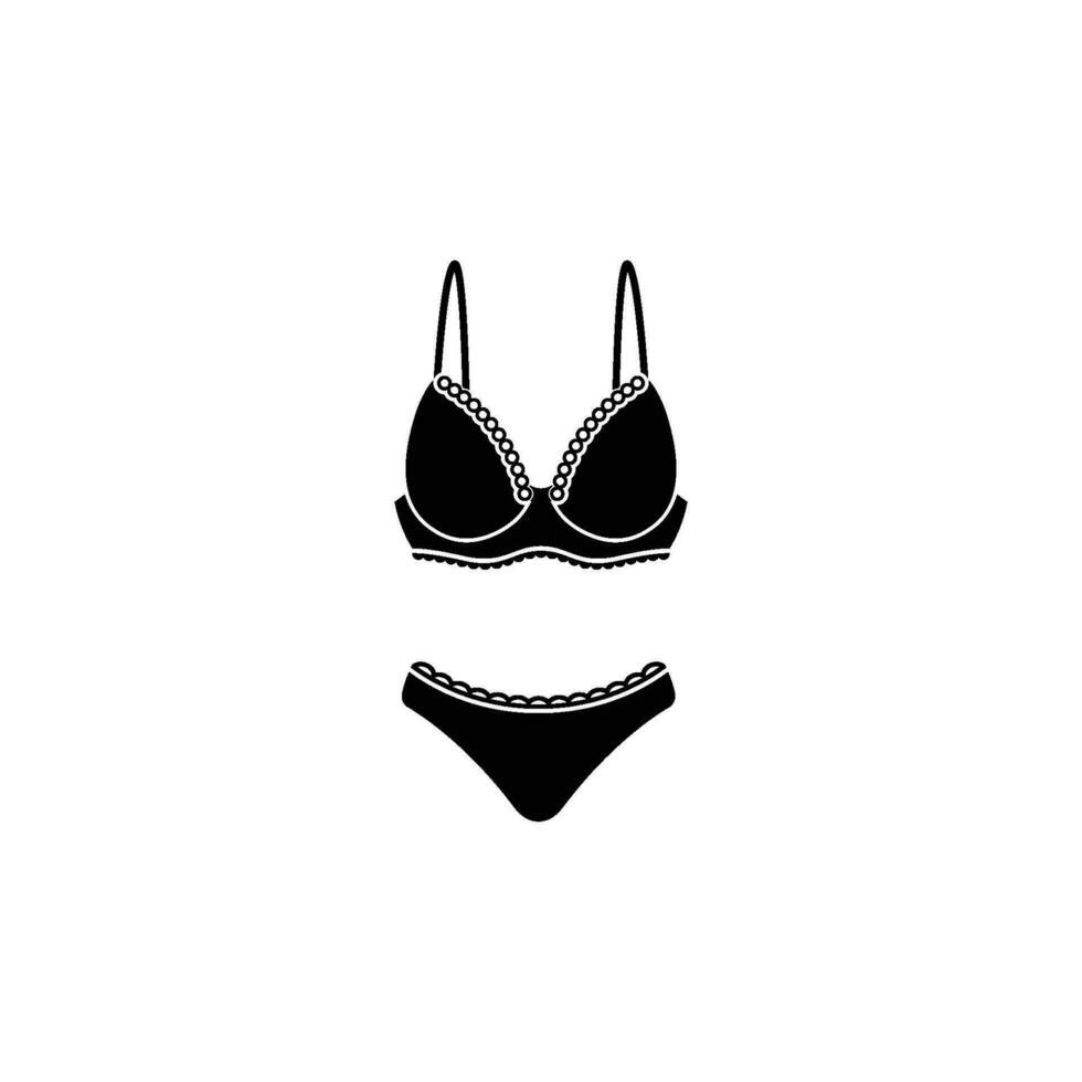 lingerie icon design vector