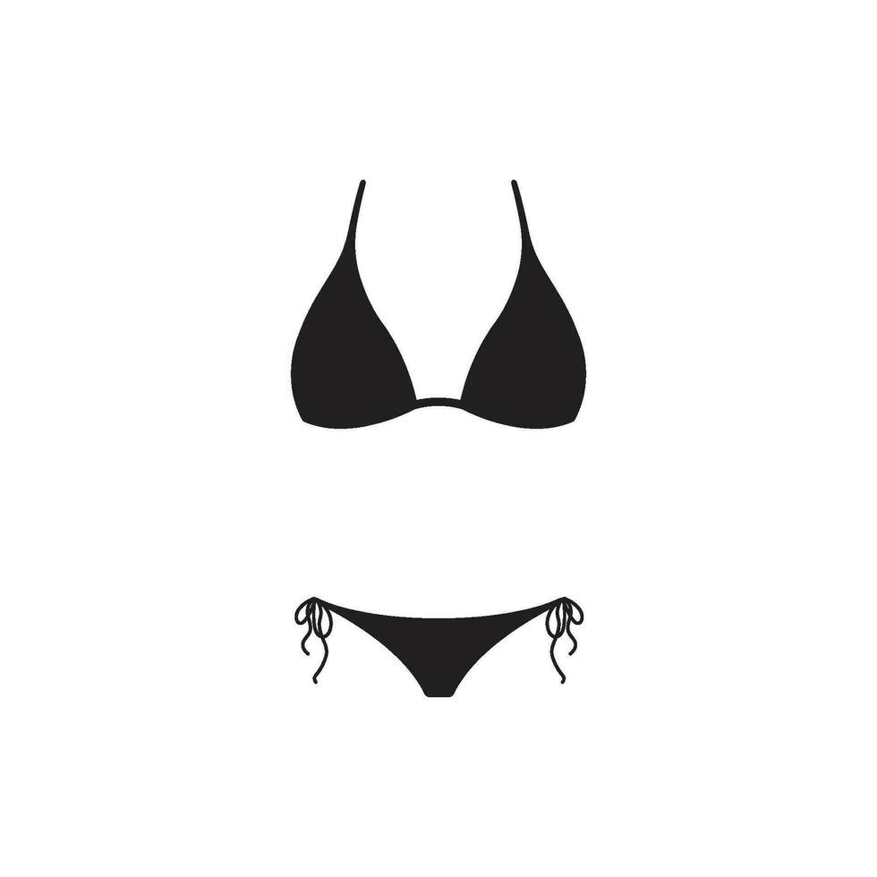 bikini icon vector