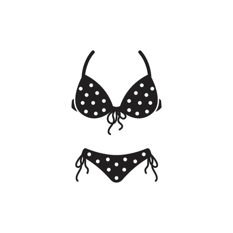 bikini icon vector