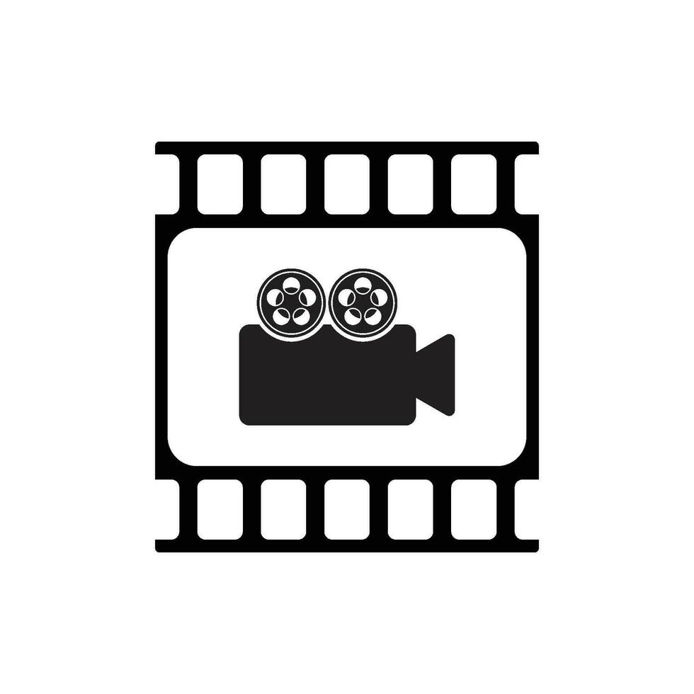 film strip logo vector