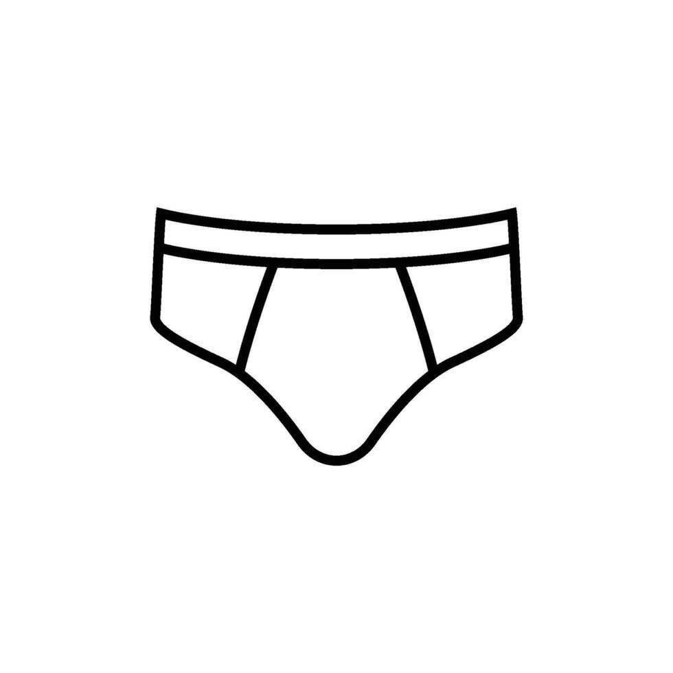 men underwear icon vector