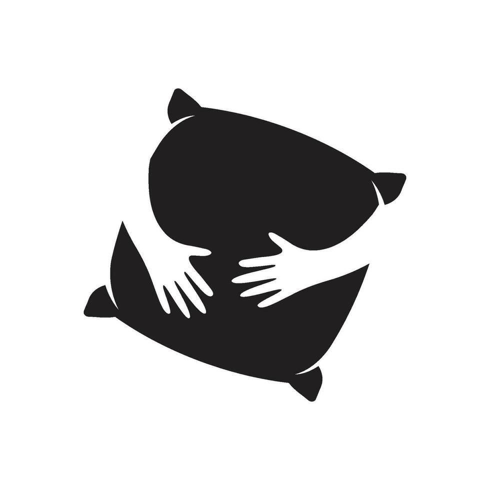 pillow logo icon vector