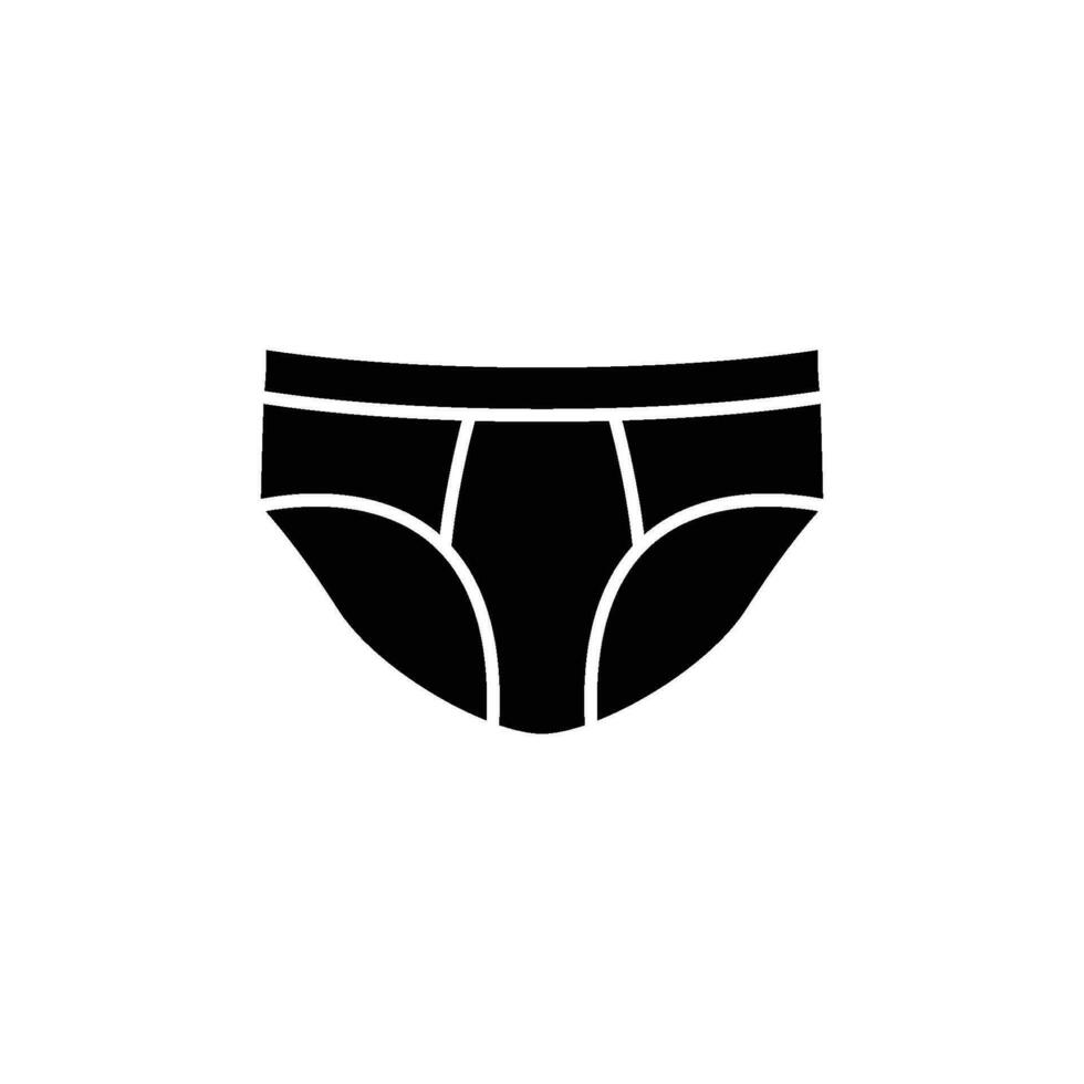 men underwear icon vector