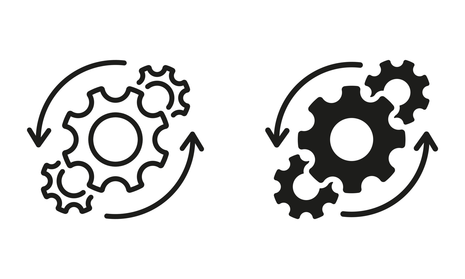 Progress icon black
