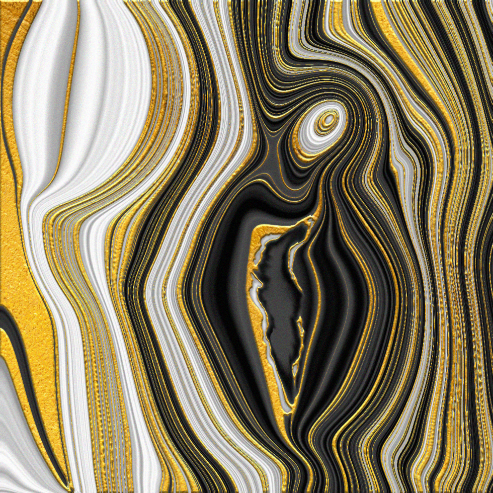 Textured Marble Pattern With Gold psd