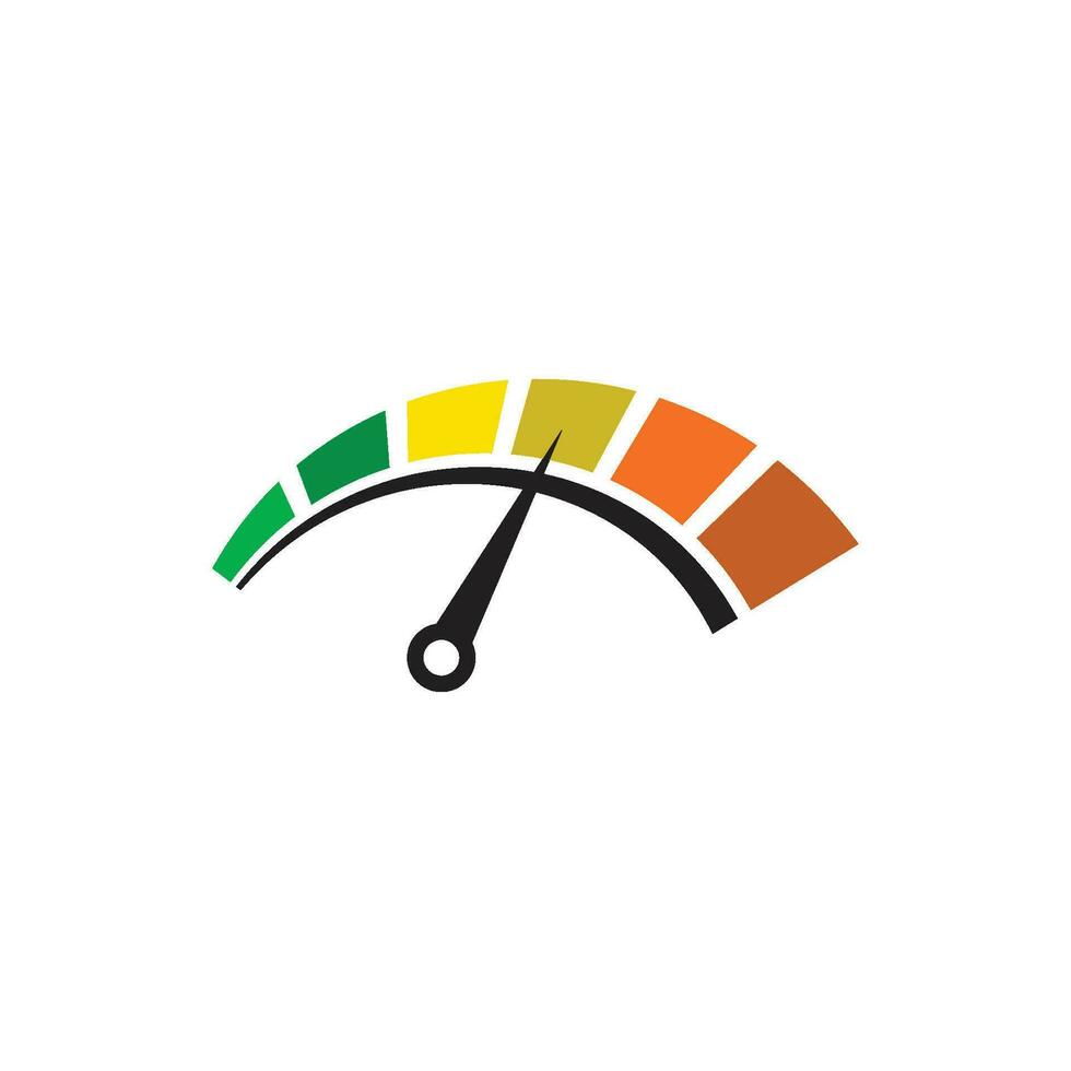 speedometer icon vector