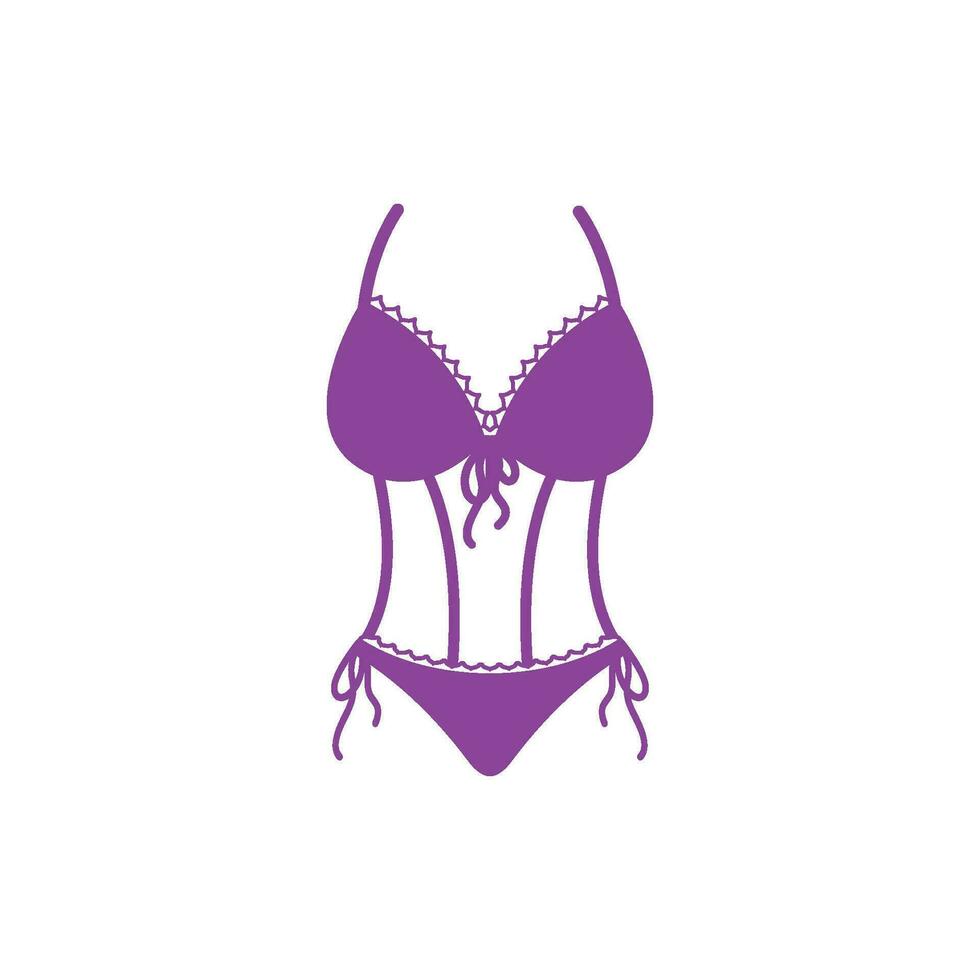 lingerie icon vector