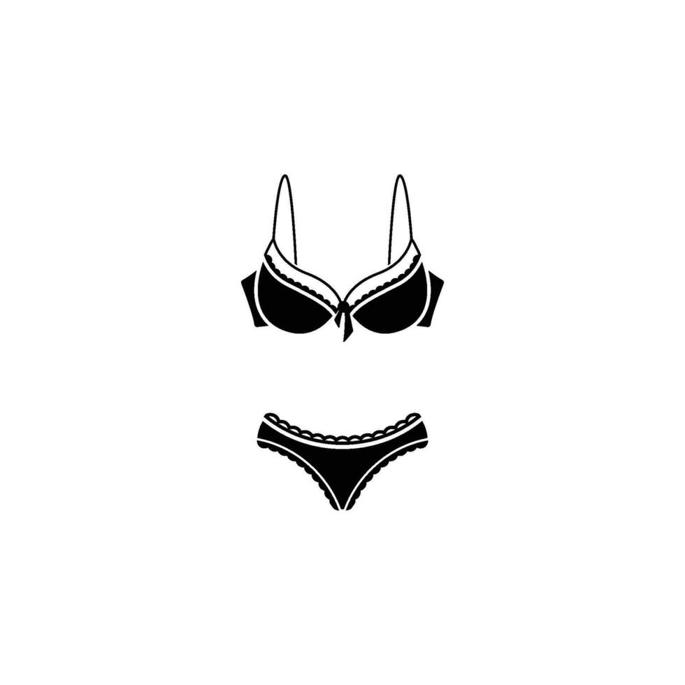 lingerie icon design vector