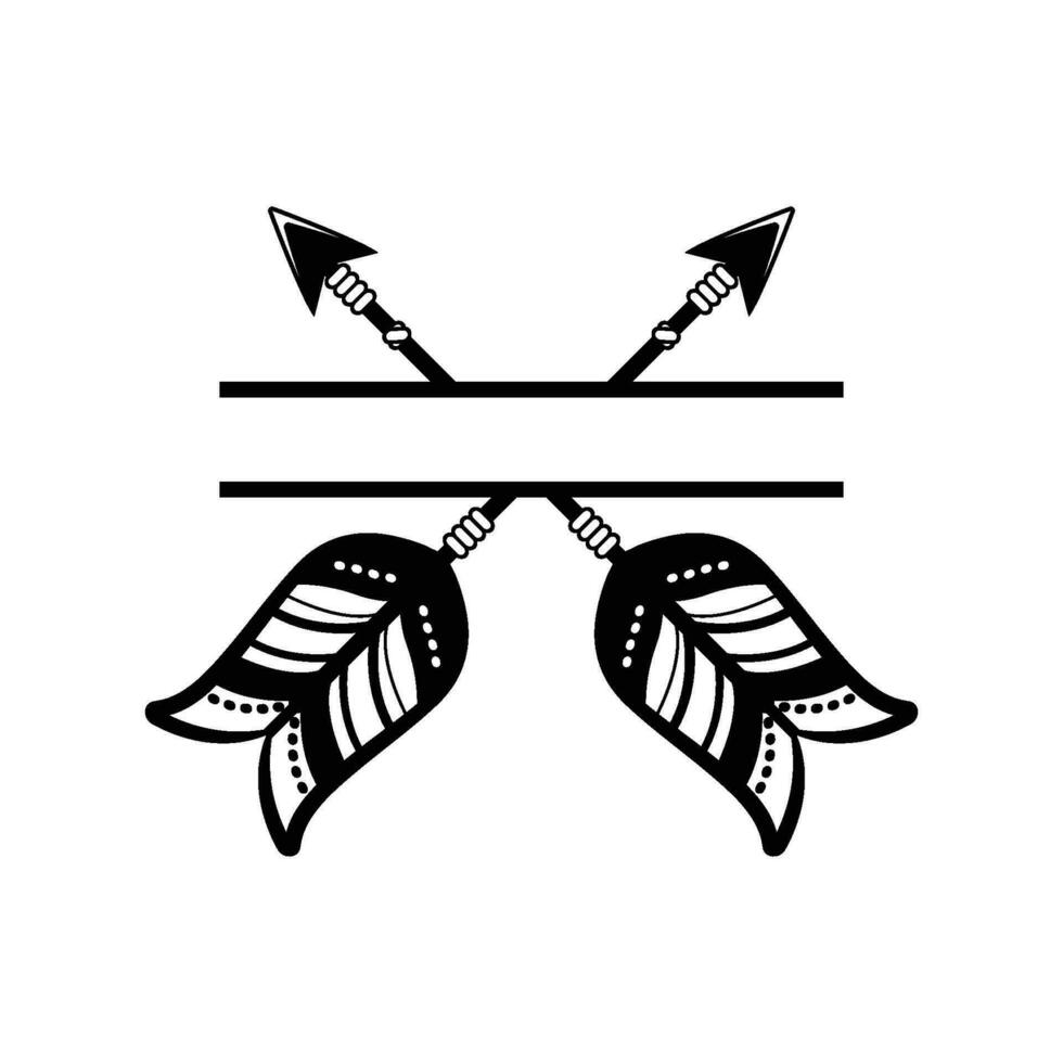 ethnic indian arrow vector