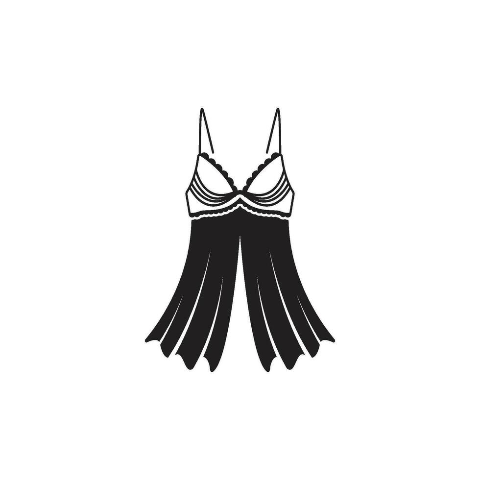 lingerie icon vector