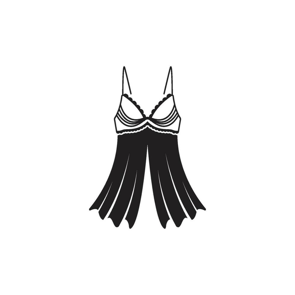 lingerie icon vector