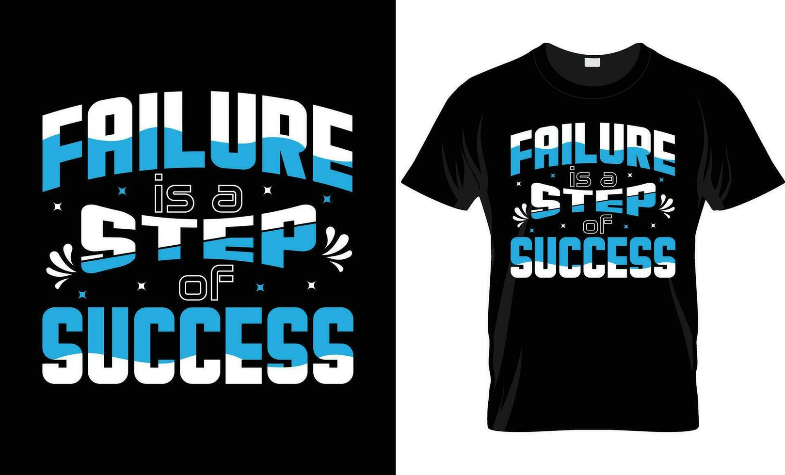 motivational typography t shit design vector