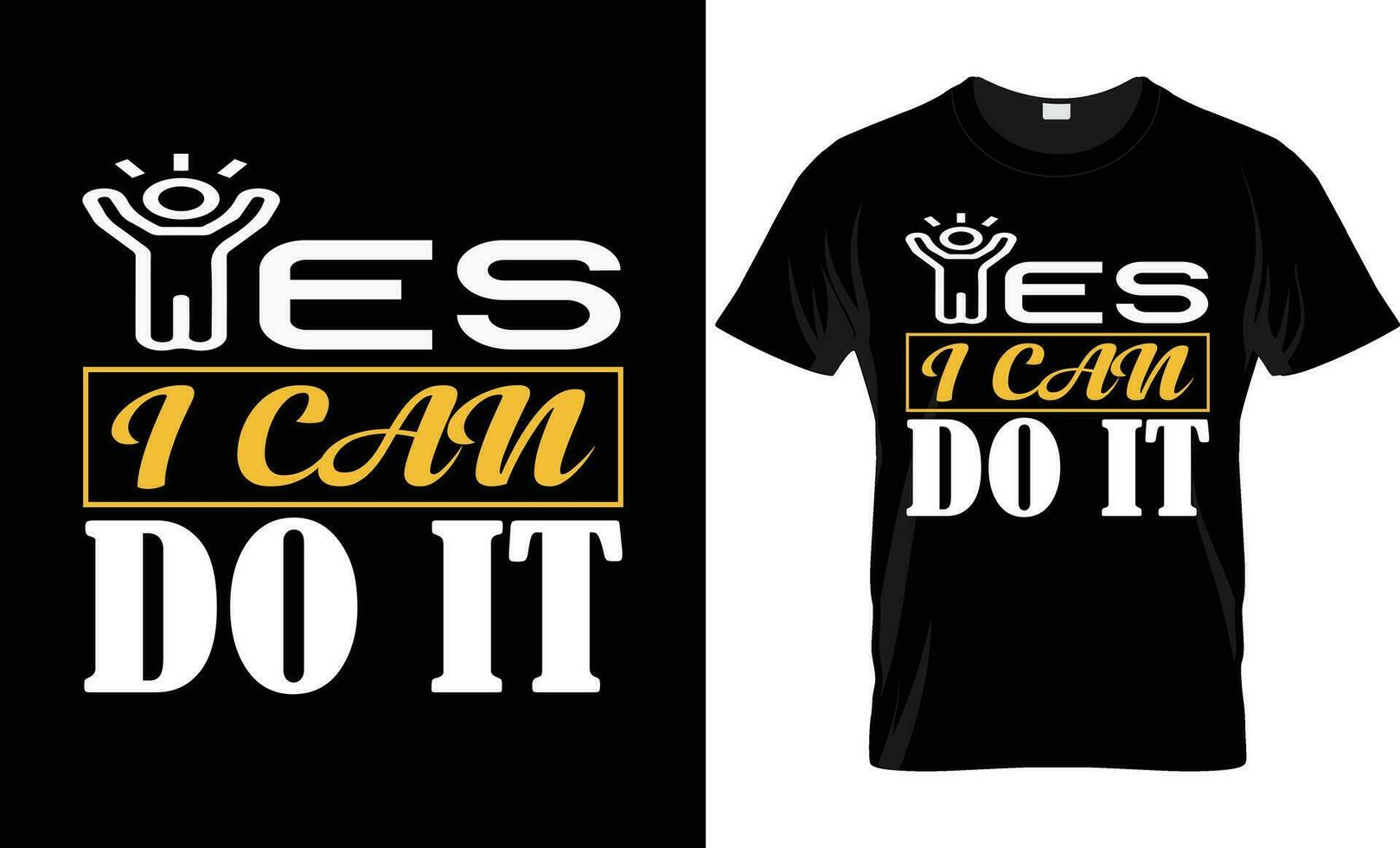 motivational typography t shit design vector