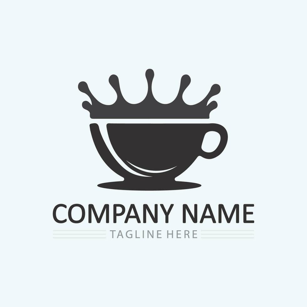 Coffee cup Logo Template vector