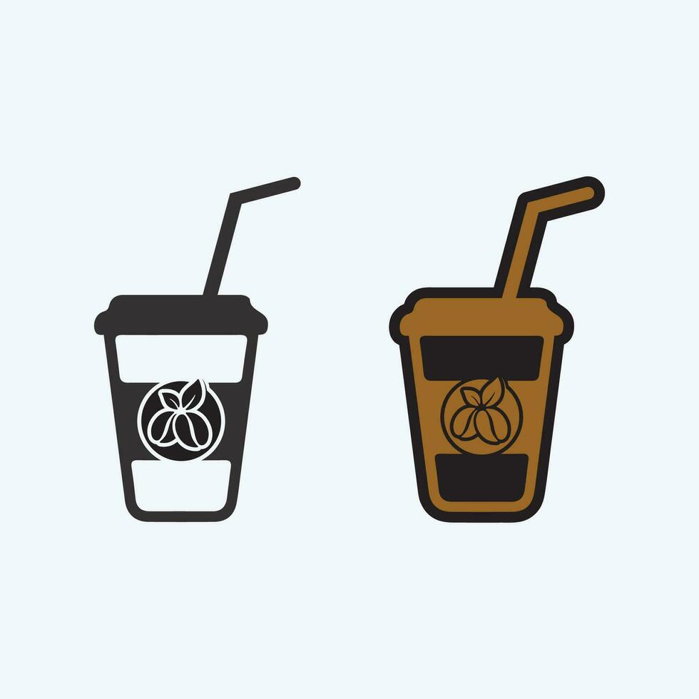 Coffee cup Logo Template vector