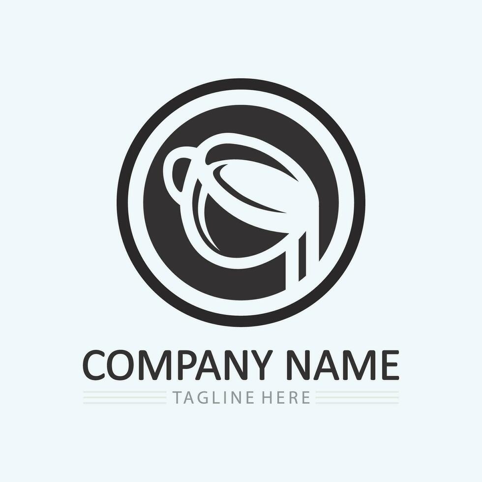 Coffee cup Logo Template vector