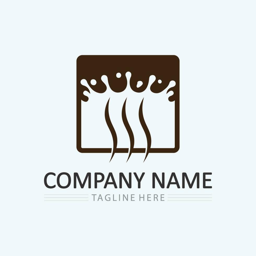 Coffee cup Logo Template vector