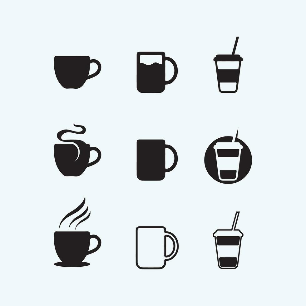 Coffee cup Logo Template vector