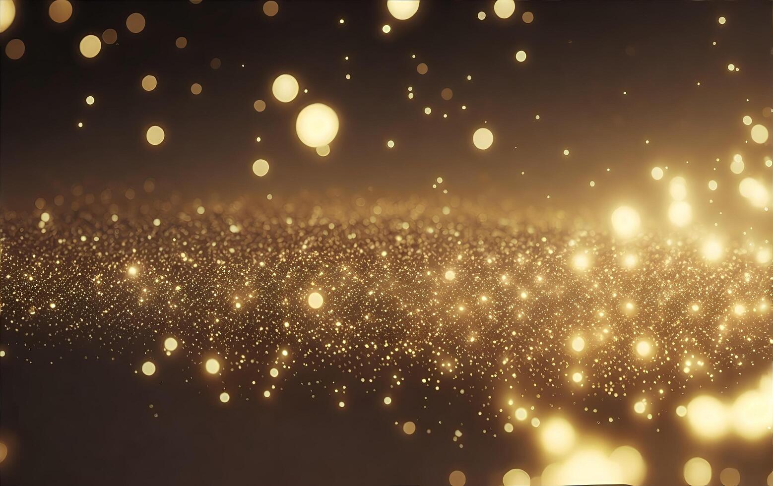 Abstract shiny light and gold particle background. . photo