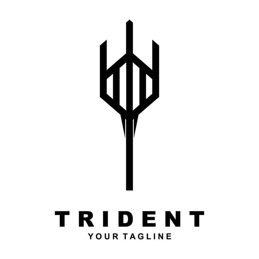 Trident Logo Template vector icon