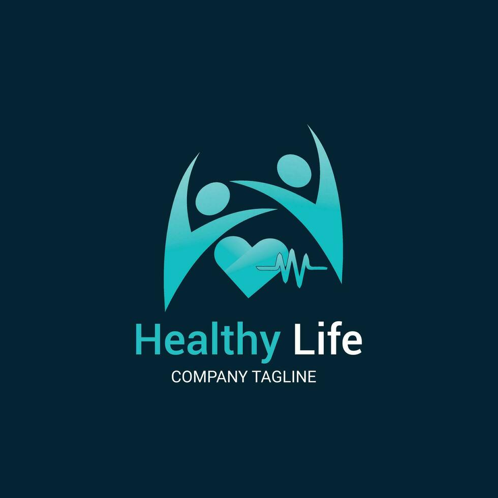 Healthcare logo design 2023 vector