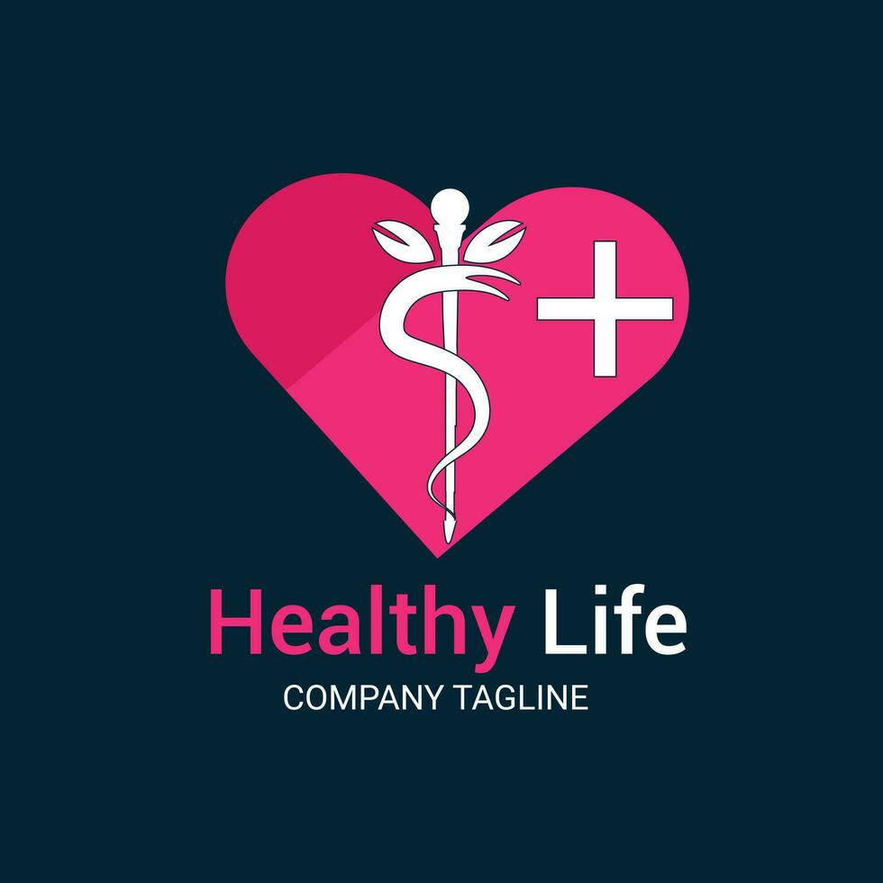 Healthcare logo design 2023 vector