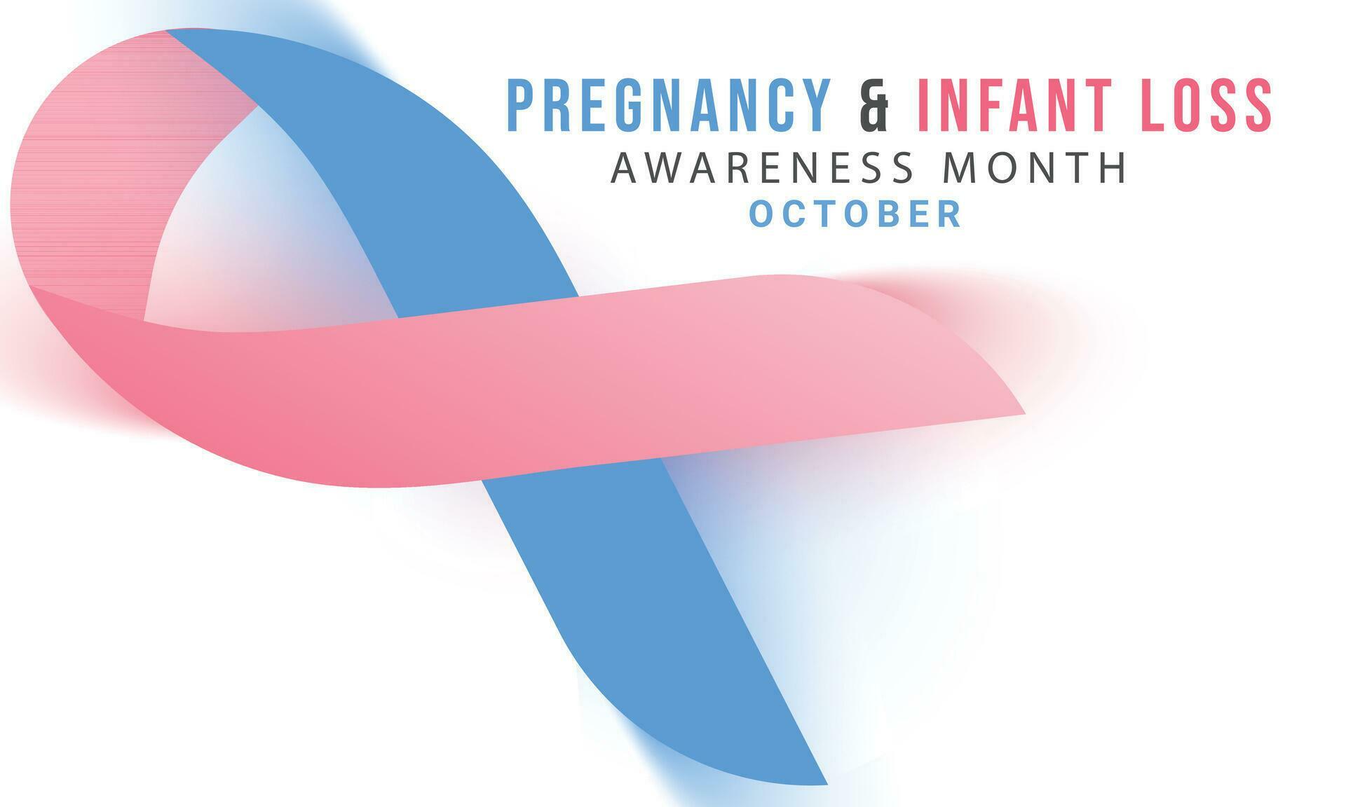Pregnancy and infant loss awareness month. background, banner, card