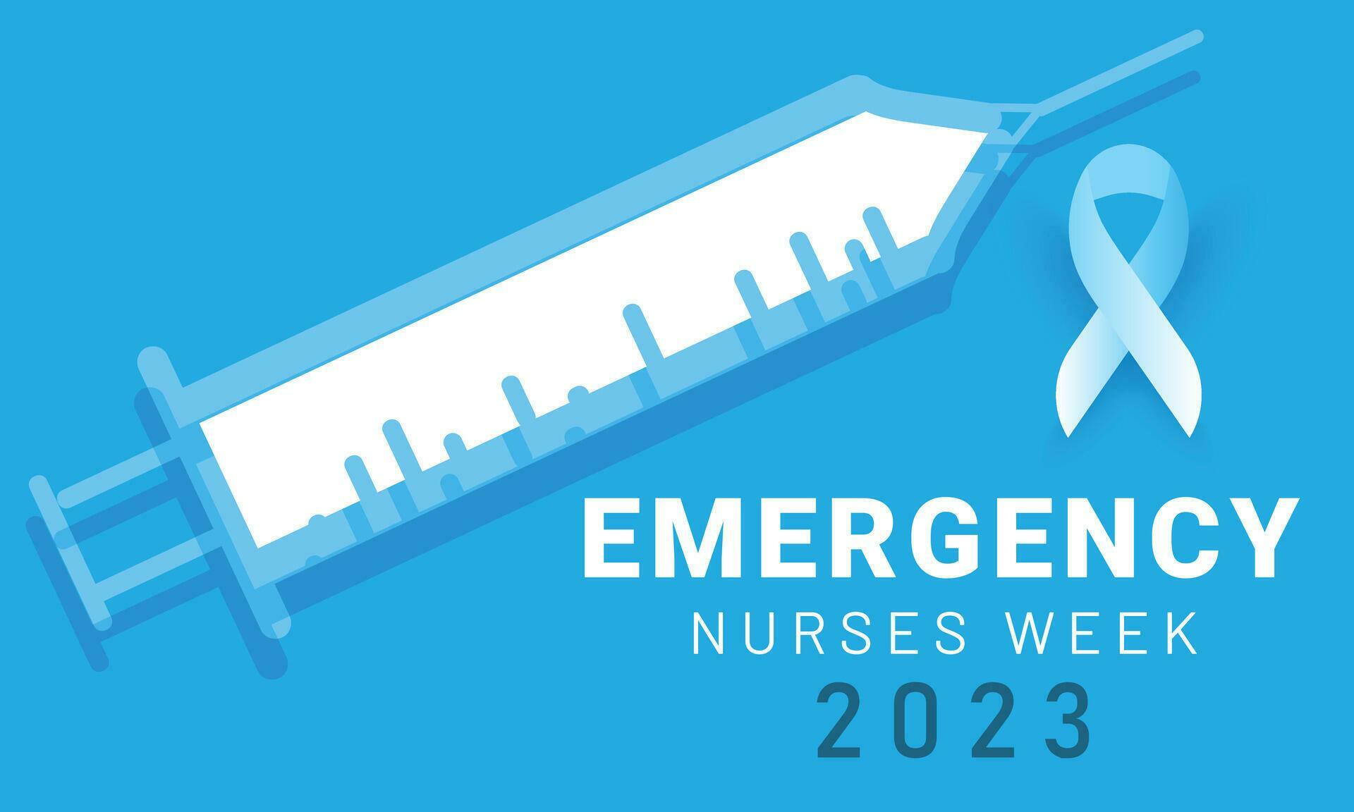 Emergency Nurses week. background, banner, card, poster, template