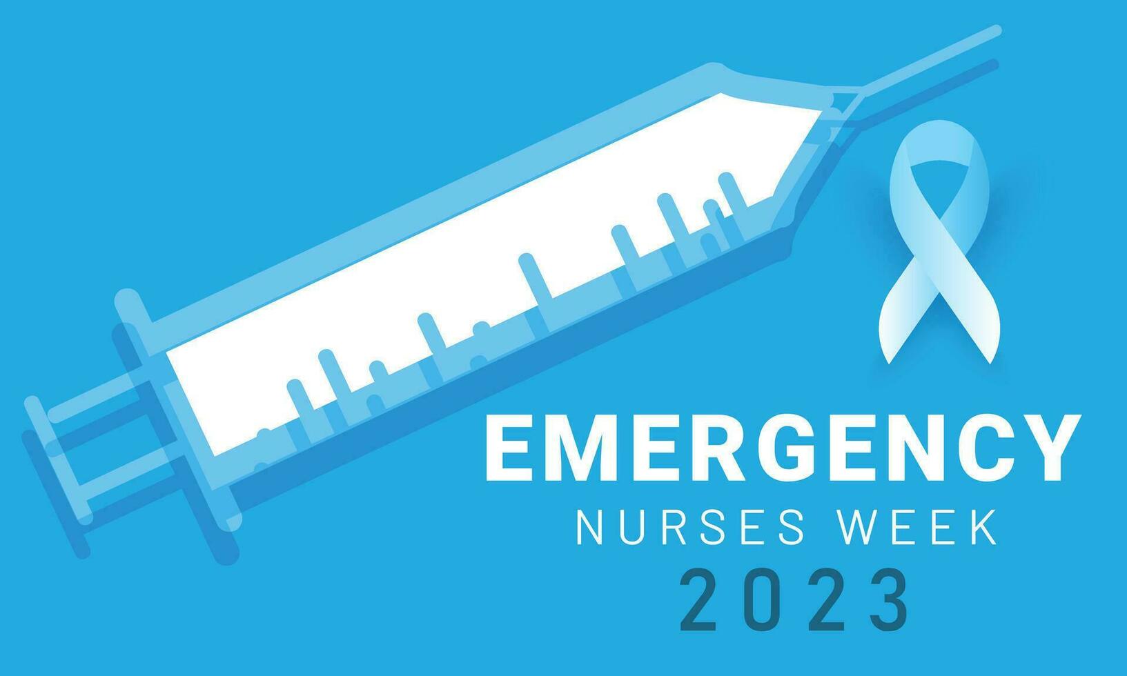 Emergency Nurses week. background, banner, card, poster, template. Vector illustration.