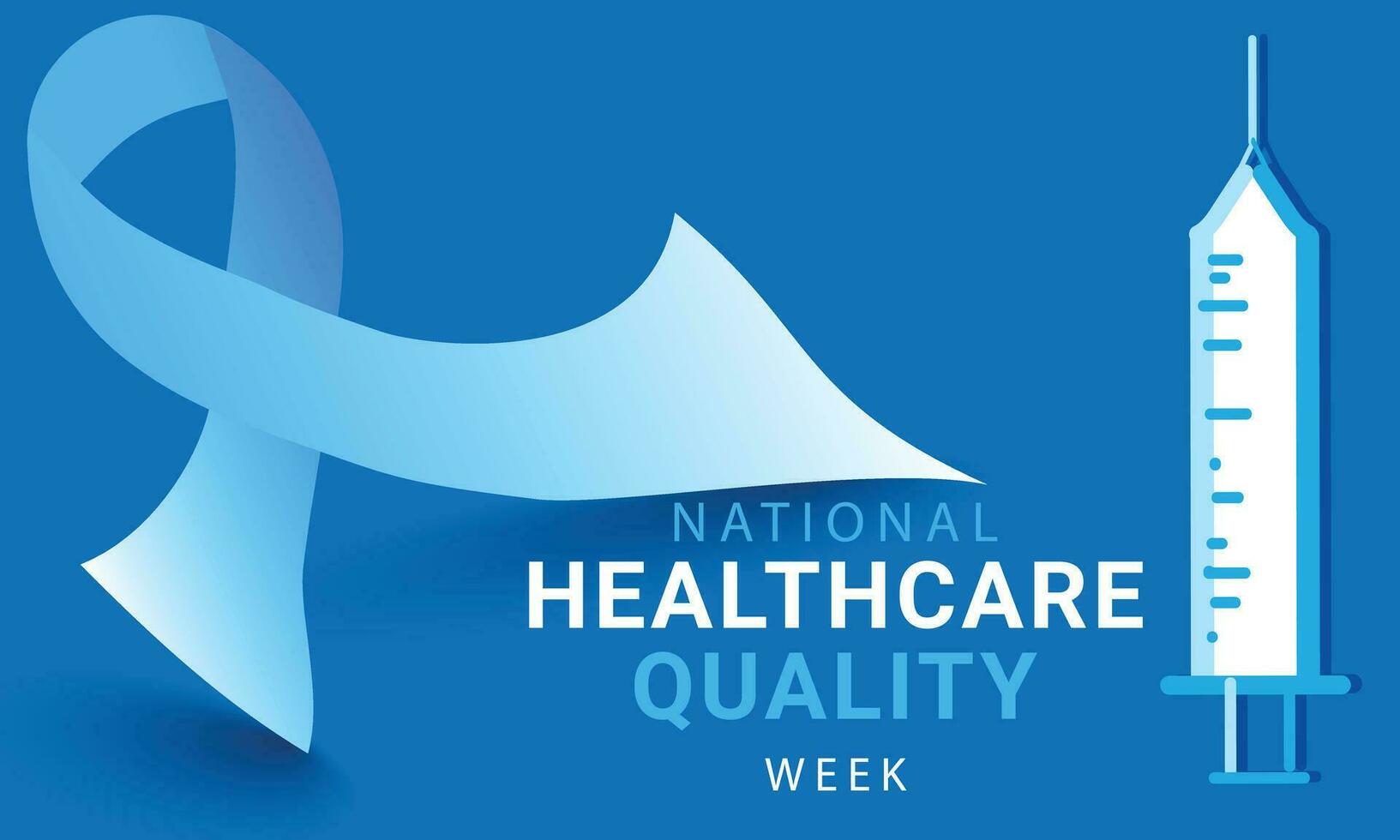 National healthcare quality week. background, banner, card, poster, template. Vector illustration.