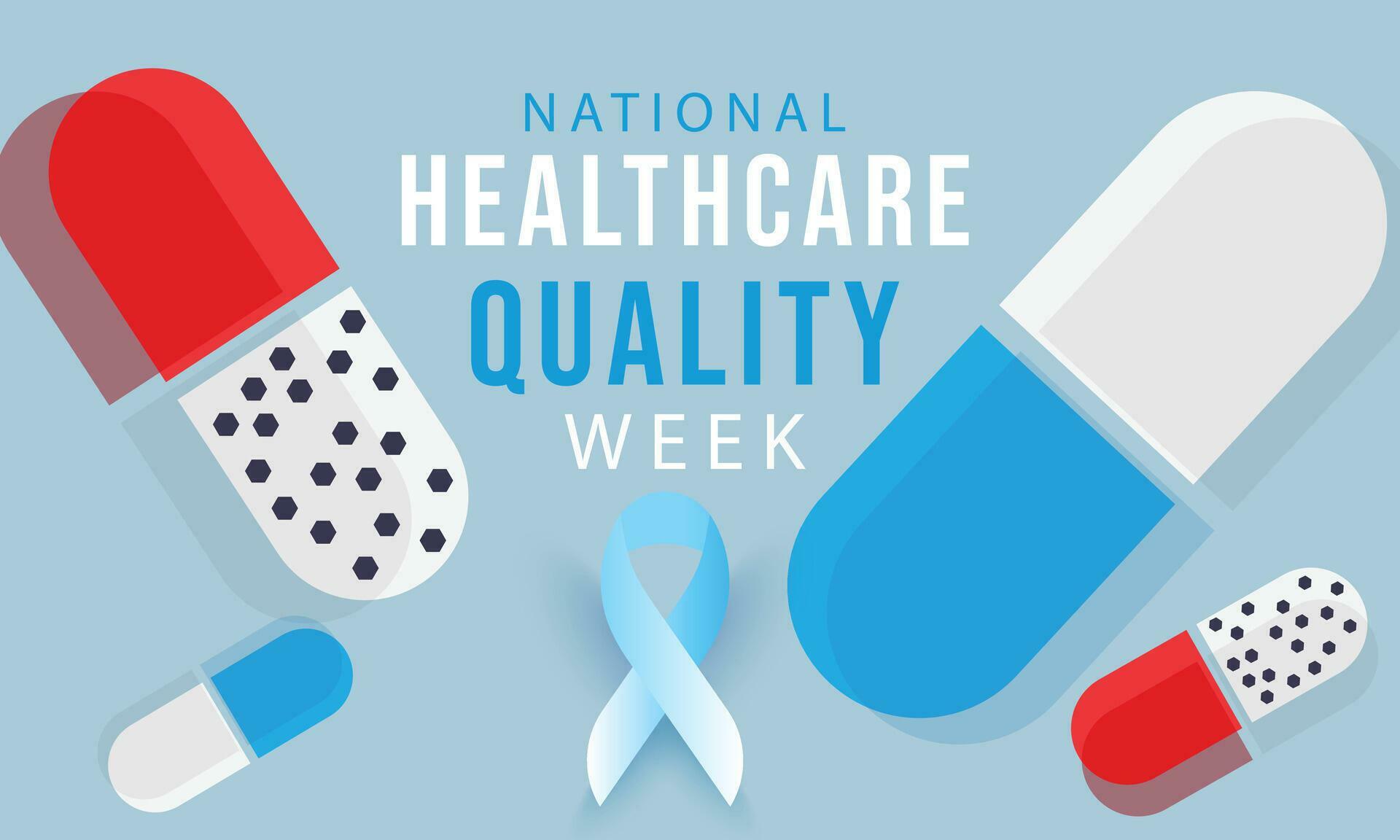 National healthcare quality week. background, banner, card, poster
