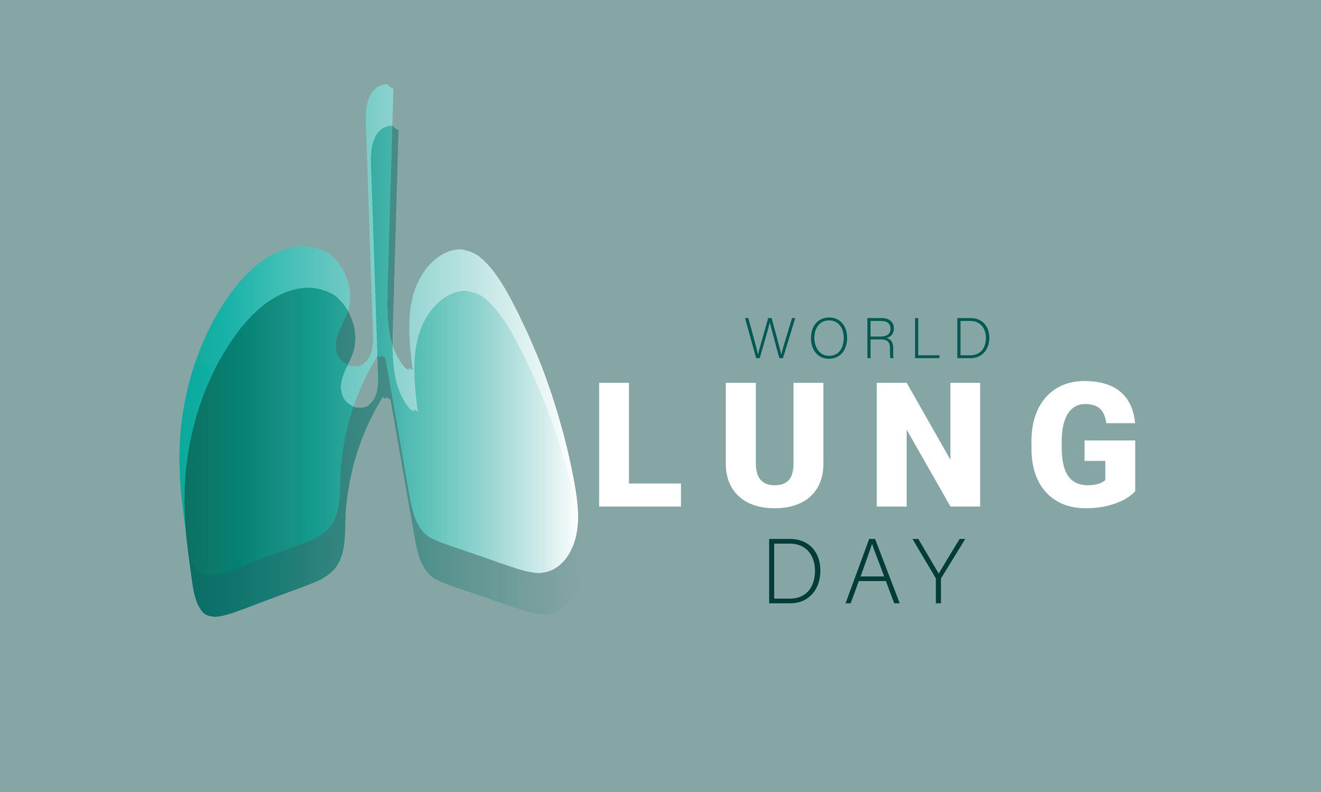 World Lung day. background, banner, card, poster, template. Vector ...