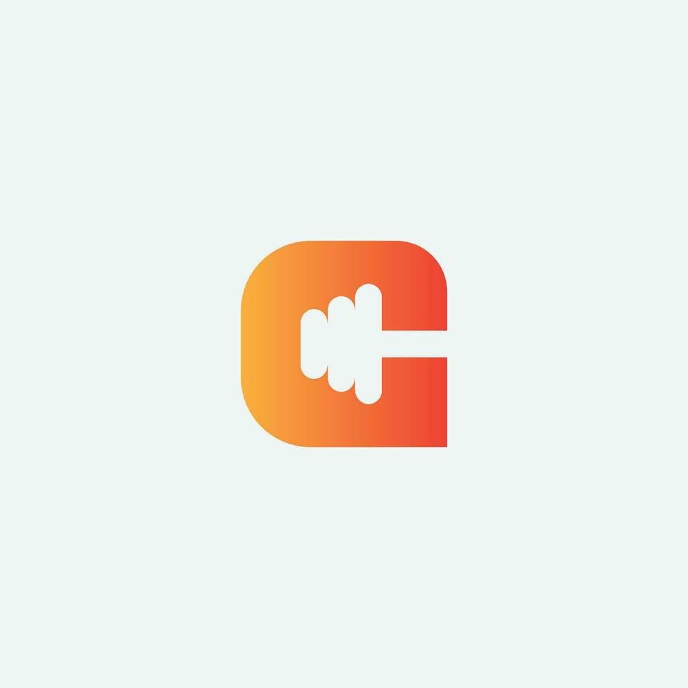 G initial gym logo vector symbol. eps