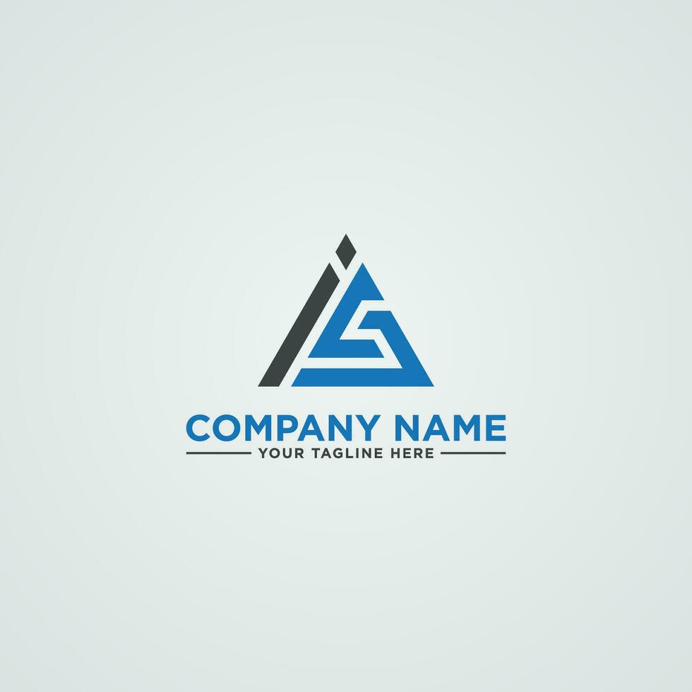 Letter I S Logo, Letter S I Logo, Modern SI Logo, vector icon design