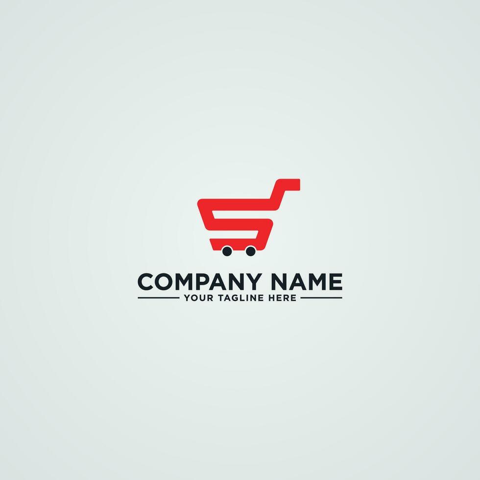 S Letter Logo, Online Shopping Logo vector