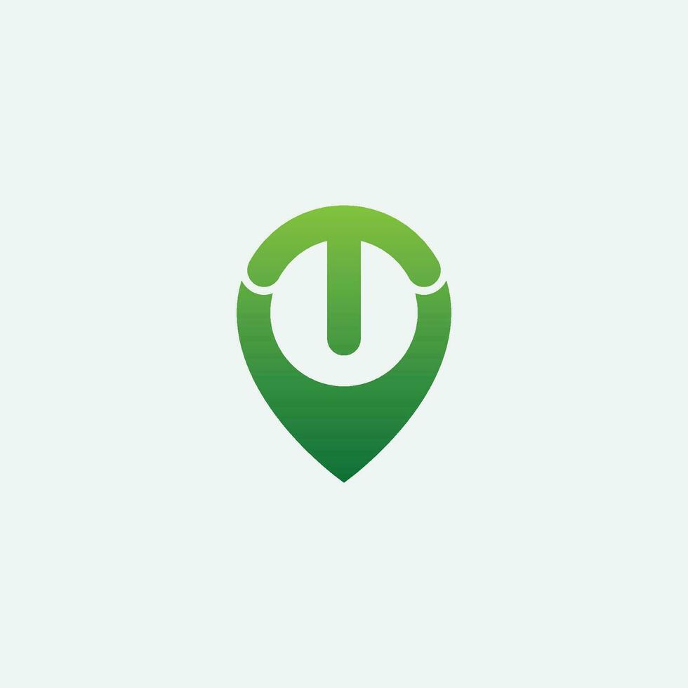 T initial logo vector symbol