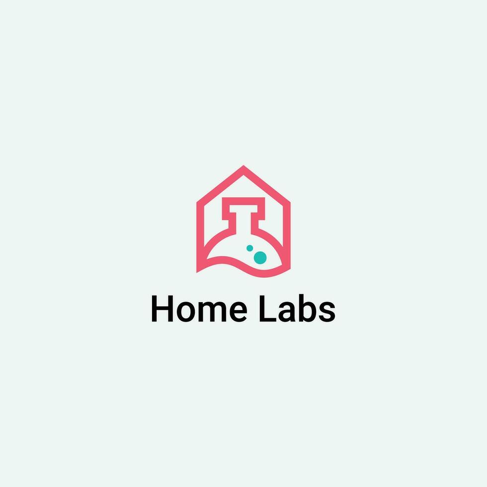 Home Labs Logo Template Design Vector. vector