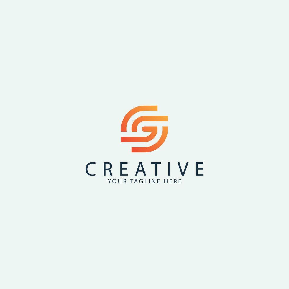 Letter SG logo design template vector elements. company logo with the SG letter concept