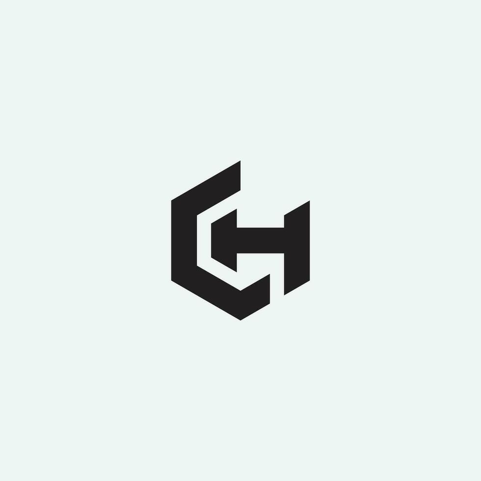 CH Logo Monogram Icon Vector element.